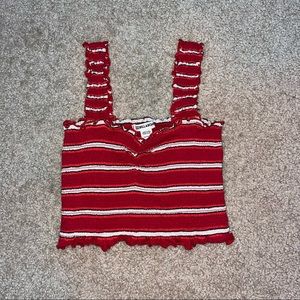 striped billabong tank top